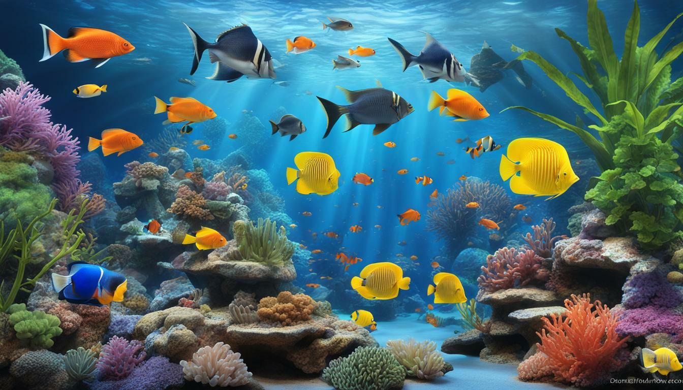 90g fish aquarium
