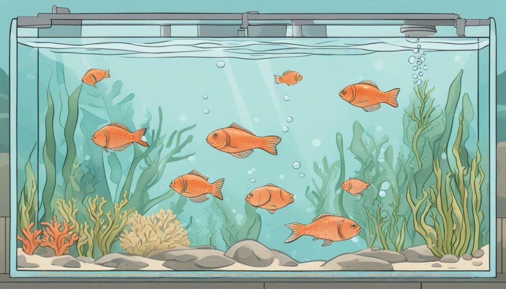 Aquarium fish gill disease