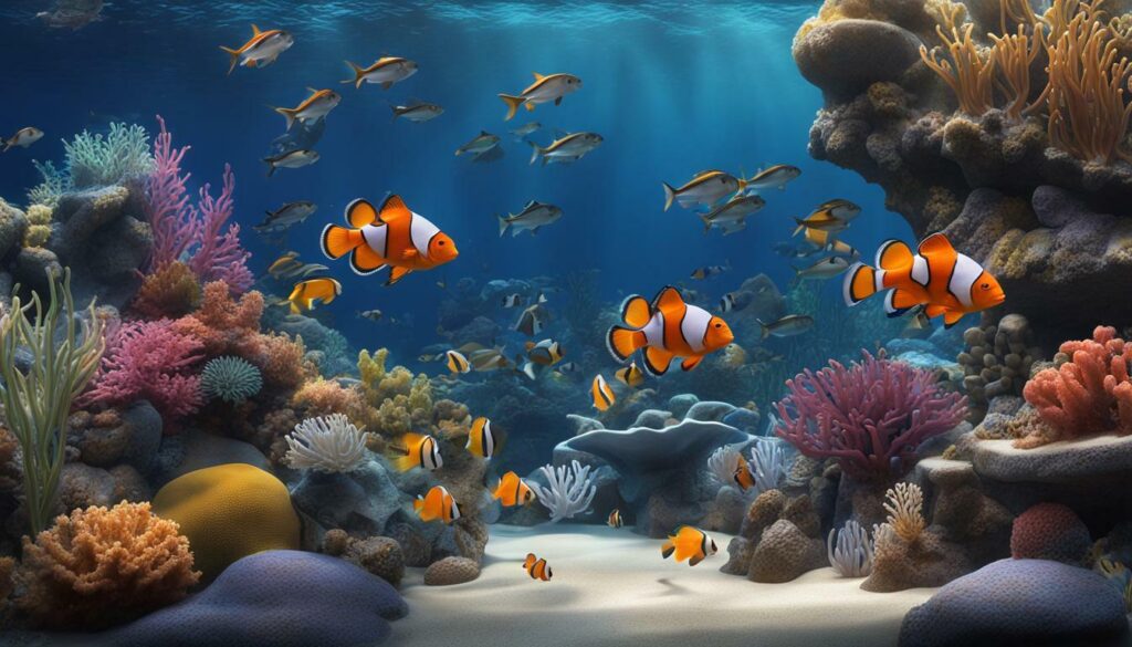 Saltwater aquarium fish