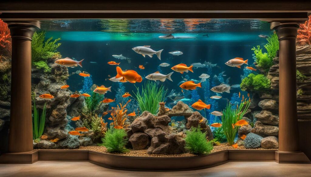 Yankton SD aquarium installation