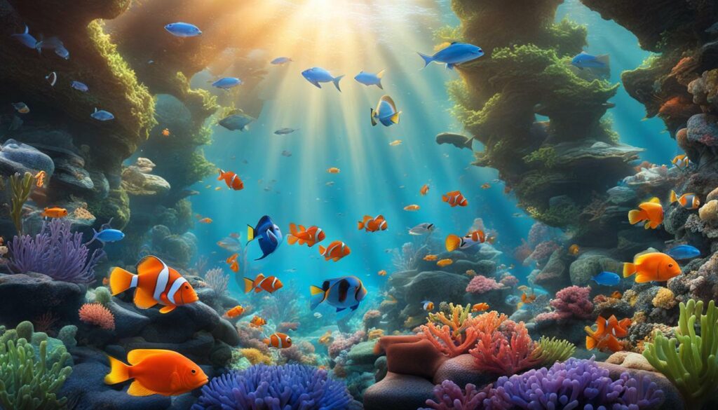 aquarium fish in Finding Nemo
