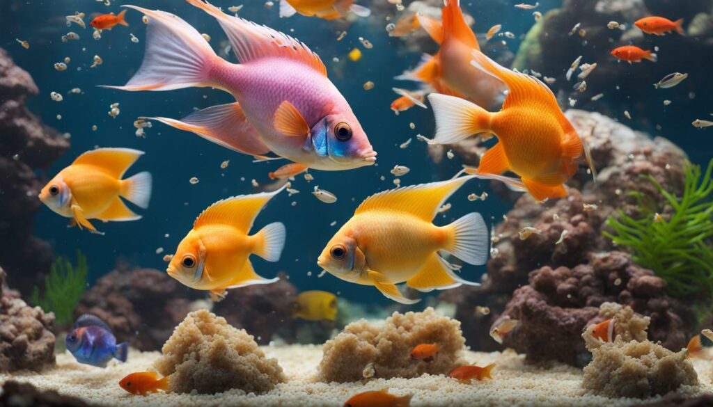 aquarium fish ko kitna khilaye