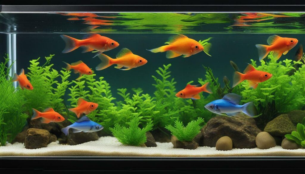 beginner-friendly aquarium fish in a 10L tank