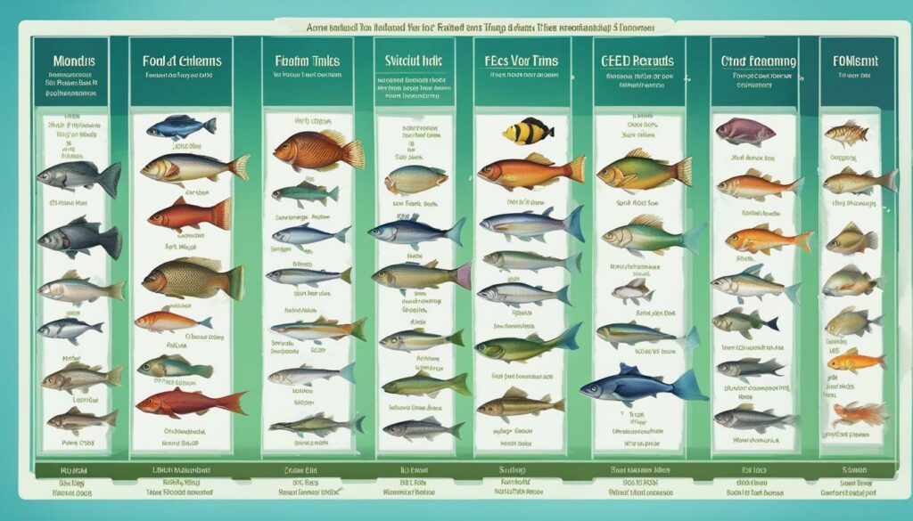 feeding schedule for aquarium fish