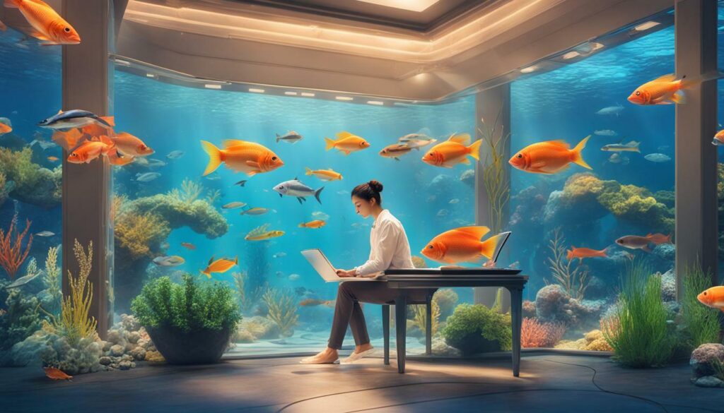 fish aquarium quiet music enhancing concentration and focus