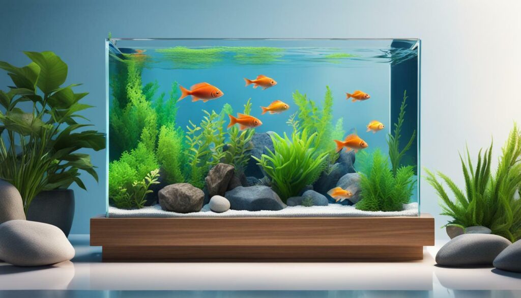 fish tank setup