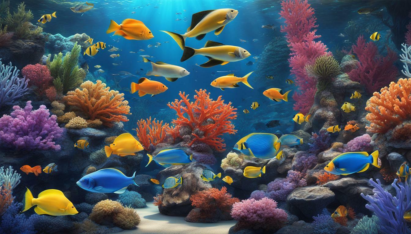 large aquarium fish