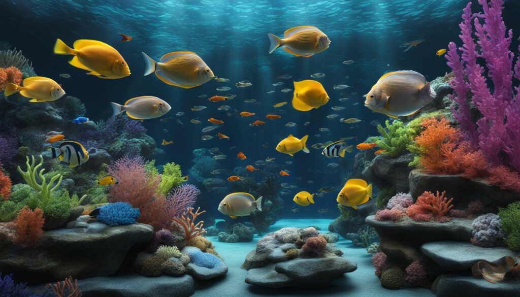 large saltwater aquarium fish