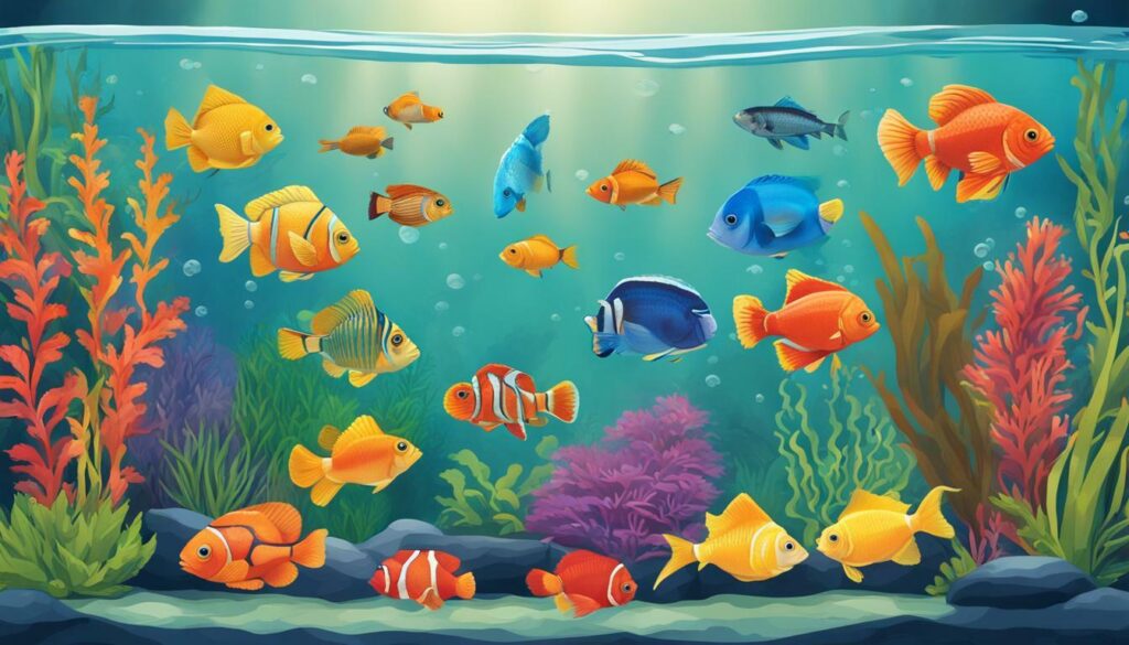 popular aquarium fish 4 letters
