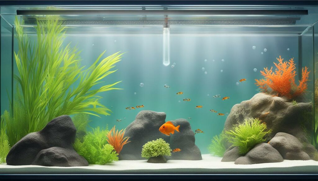 preventing high temperature in fish tank