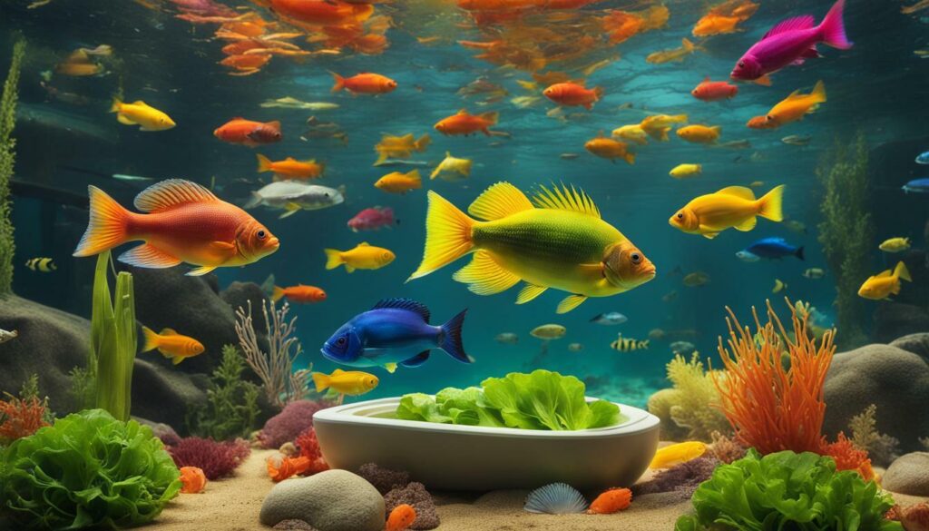 zucchini in a fish tank